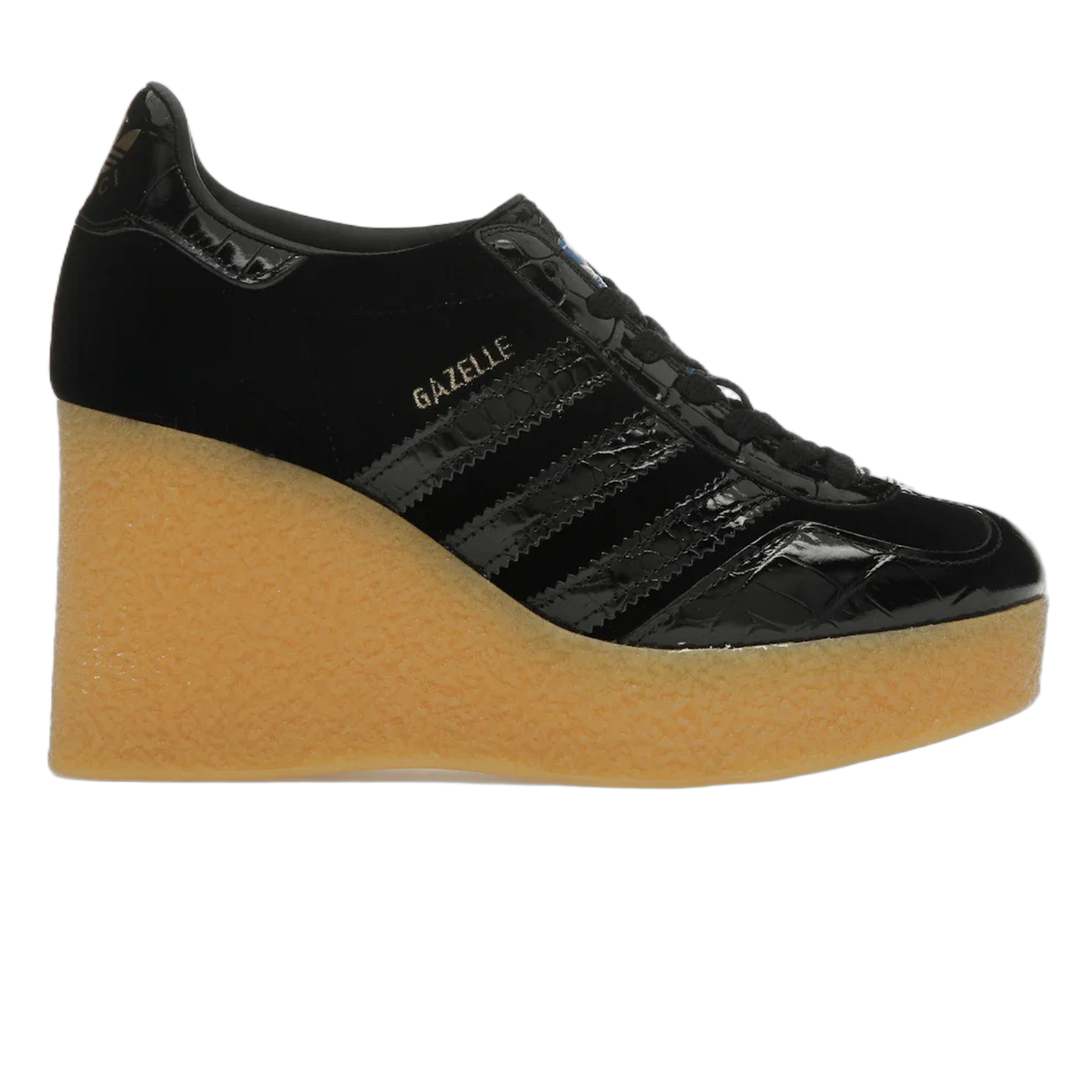 adidas x Gucci Gazelle Wedge Black Croc (W) 725627 FAAXP 1058