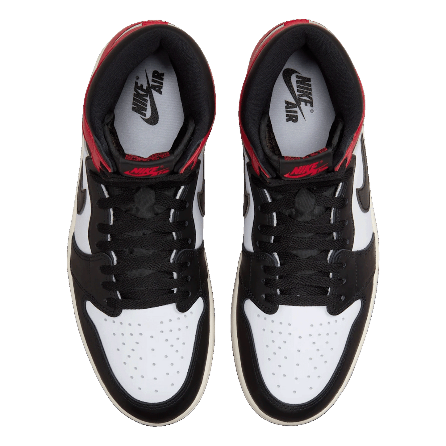 Nike Air Jordan 1 Retro High OG Black Toe Reimagined Oben