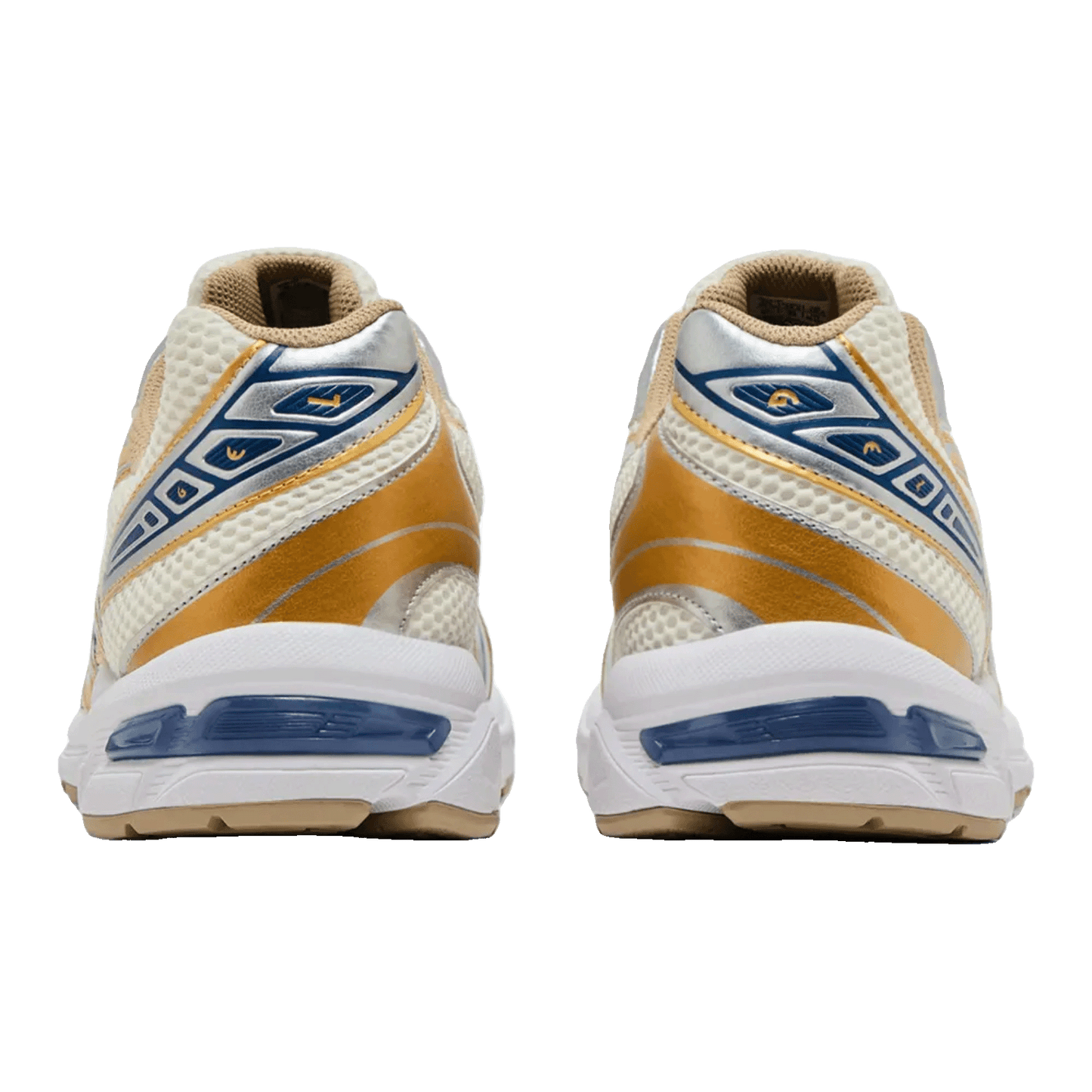 ASICS Gel-1130 Cream Pure Silver Gold Blue Back