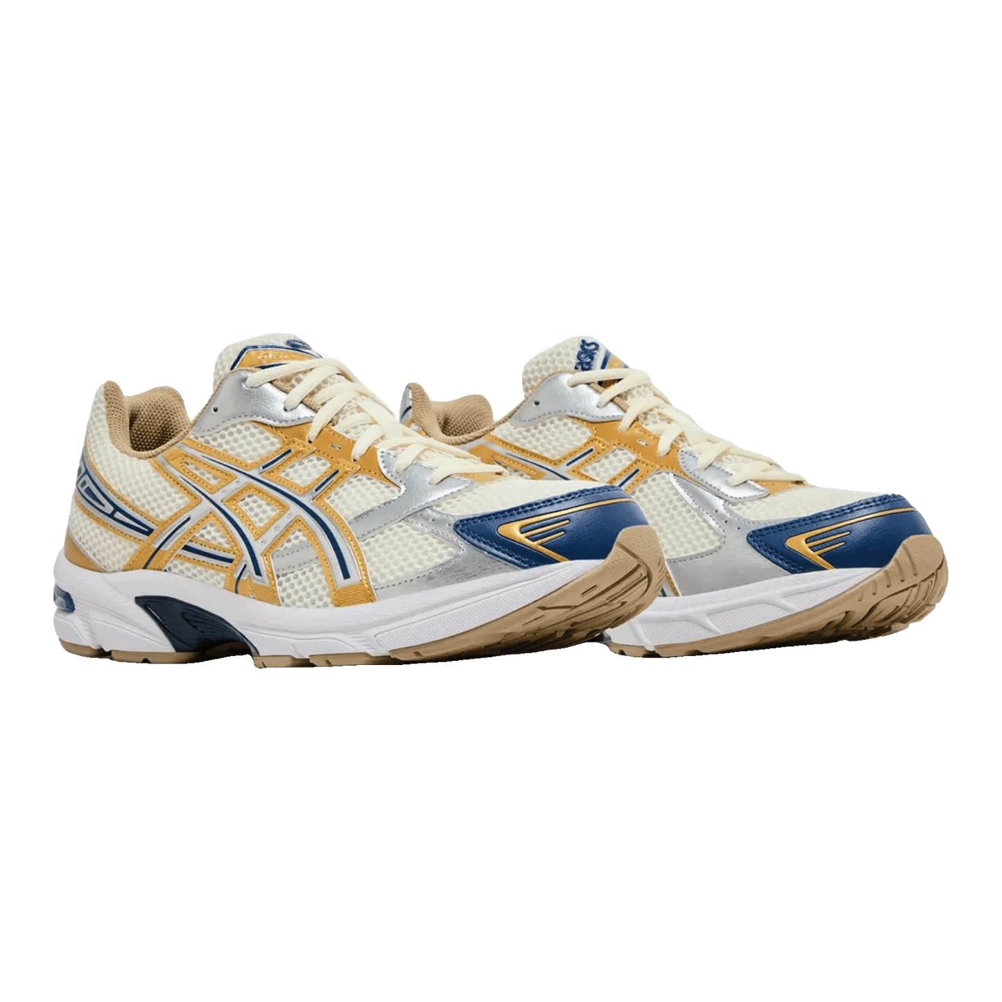 ASICS Gel-1130 Cream Pure Silver Gold Blue Side