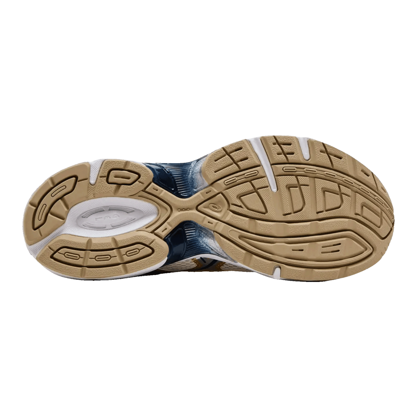 ASICS Gel-1130 Cream Pure Silver Gold Blue Sohle