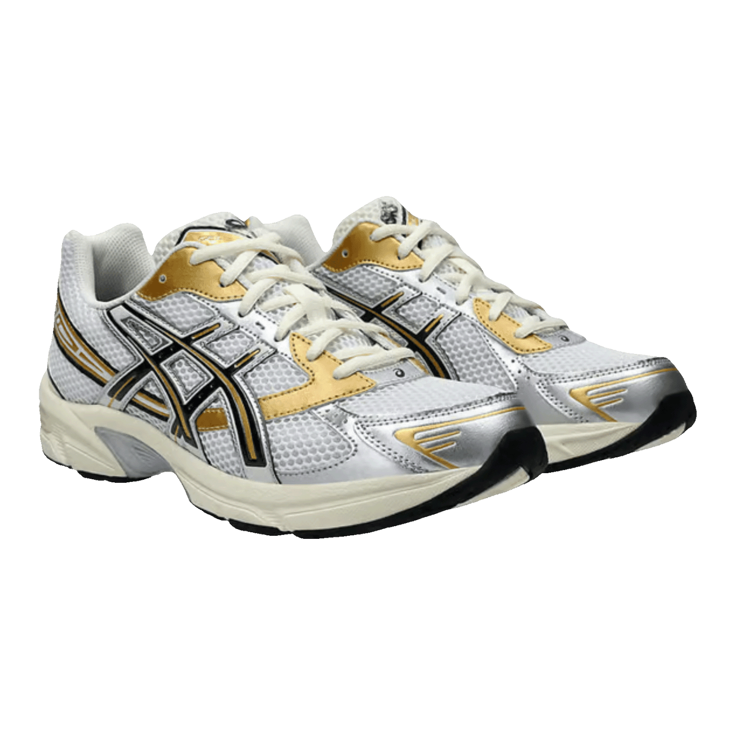 ASICS Gel-1130 White Black Gold Side