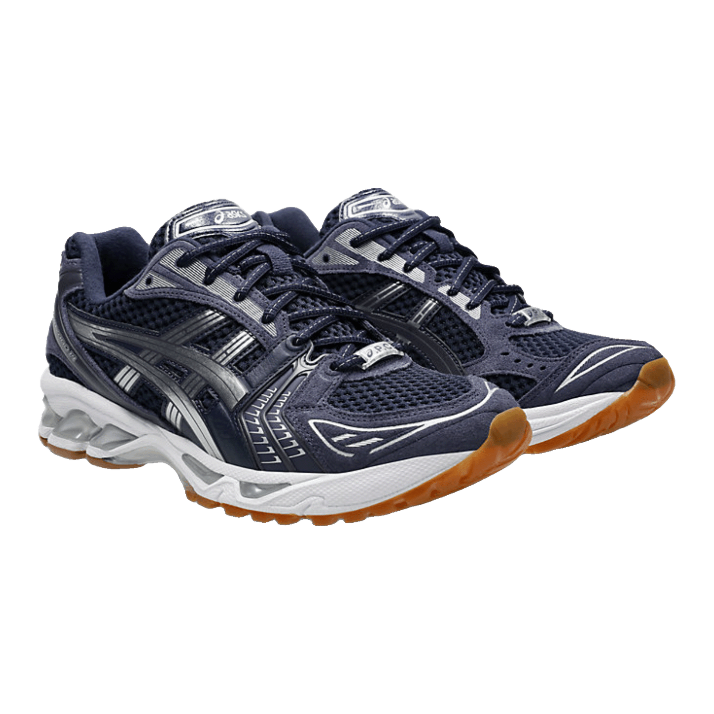ASICS Gel-Kayano 14 A.P.C. Midnight Indigo Fog Side