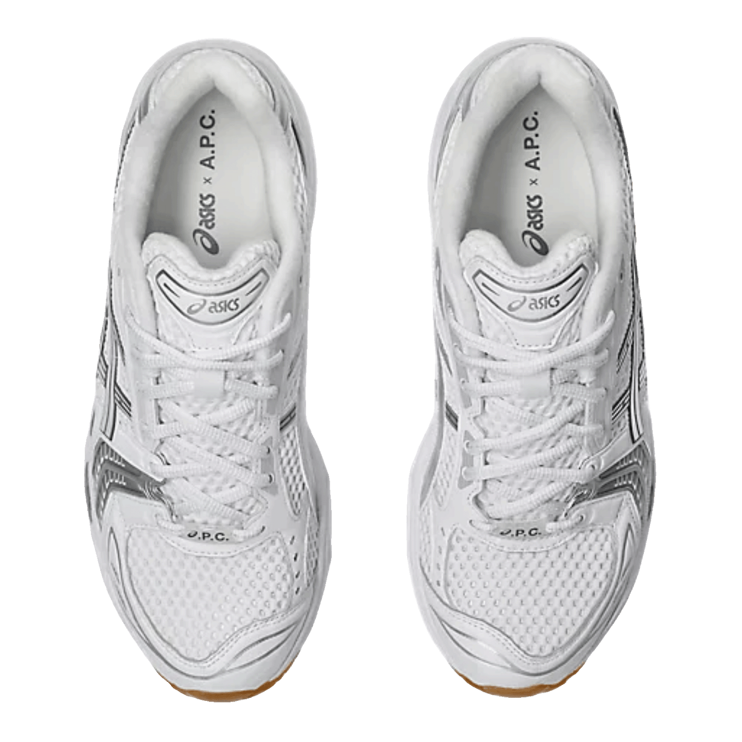 ASICS Gel-Kayano 14 A.P.C. White Pure Silver Oben