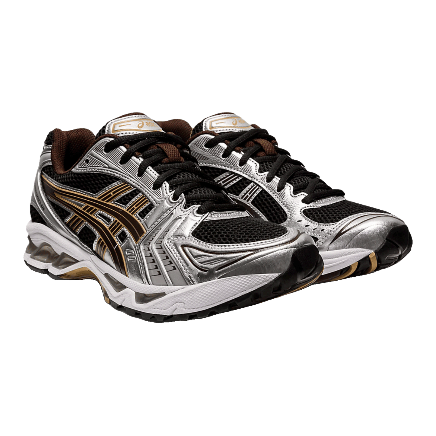 ASICS Gel-Kayano 14 Black Coffee Silver Side