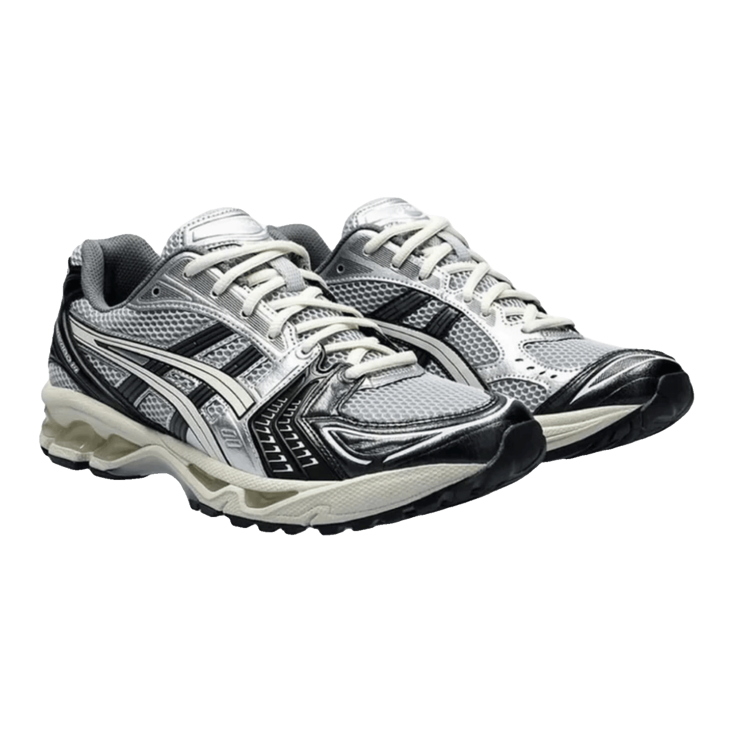 ASICS Gel-Kayano 14 Black Glacier Grey Silver Side