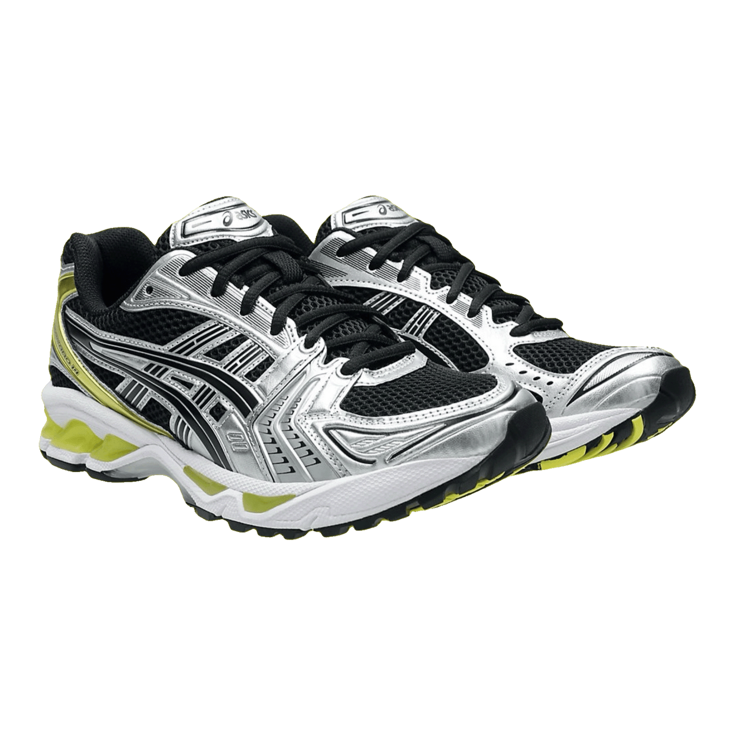 ASICS Gel-Kayano 14 Black Lemon Spark Side