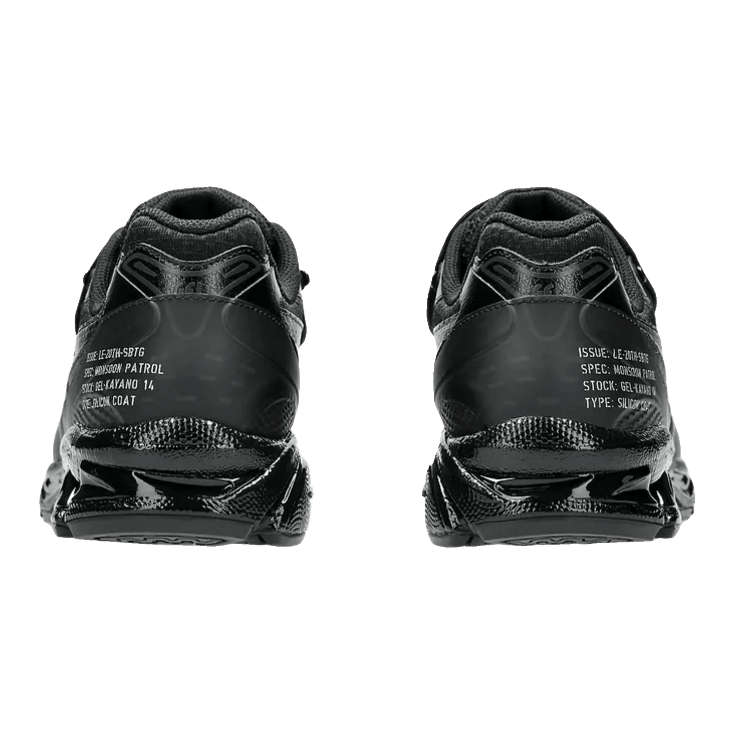 ASICS Gel-Kayano 14 SBTG x Limited Edt Monsoon Patrol Black Back