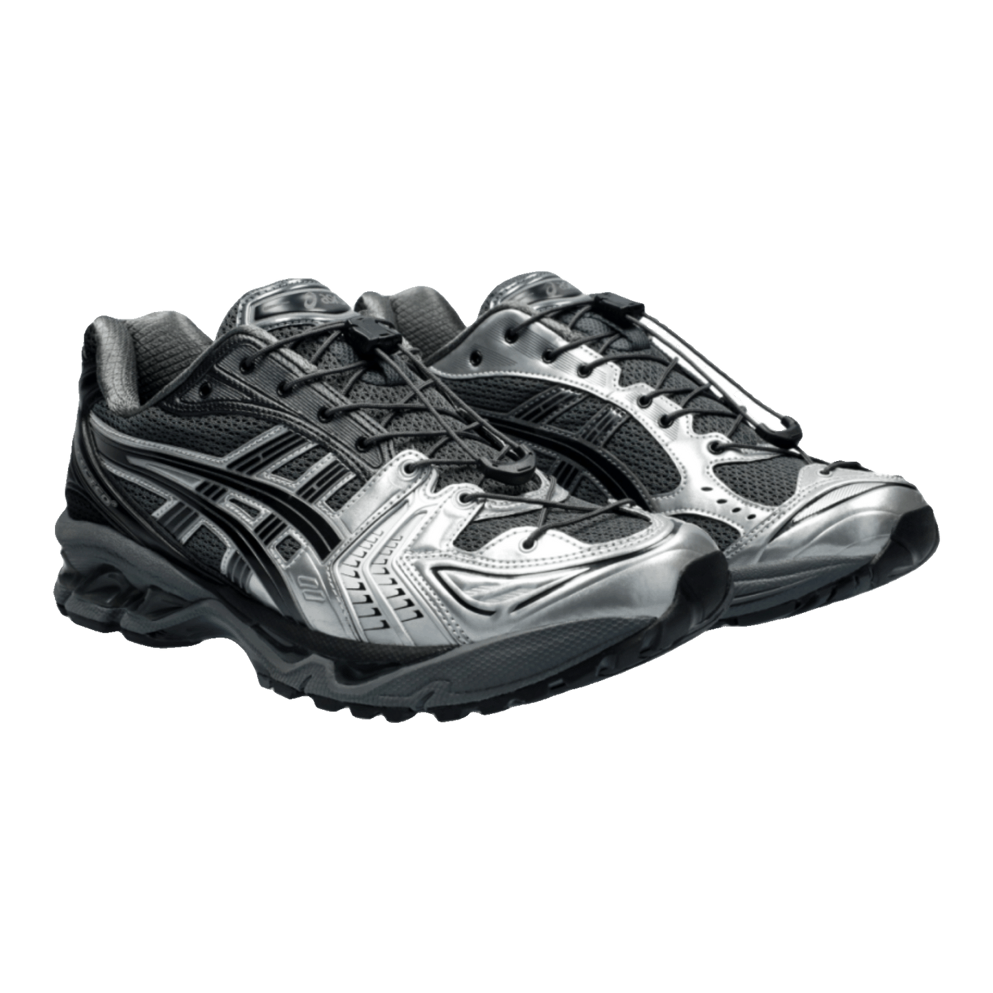 ASICS Gel-Kayano 14 Unaffected Infinite Wonders Pack Black Silver Side