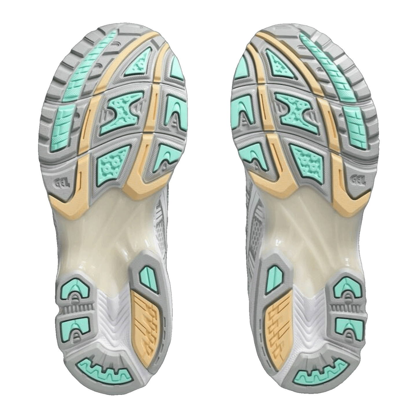 ASICS Gel-Kayano 14 White Mint Gold Sohle
