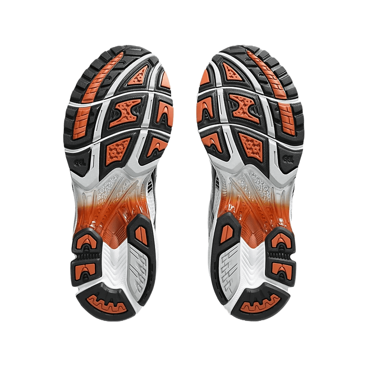 ASICS Gel-Kayano 14 White Piquant Orange Sohle