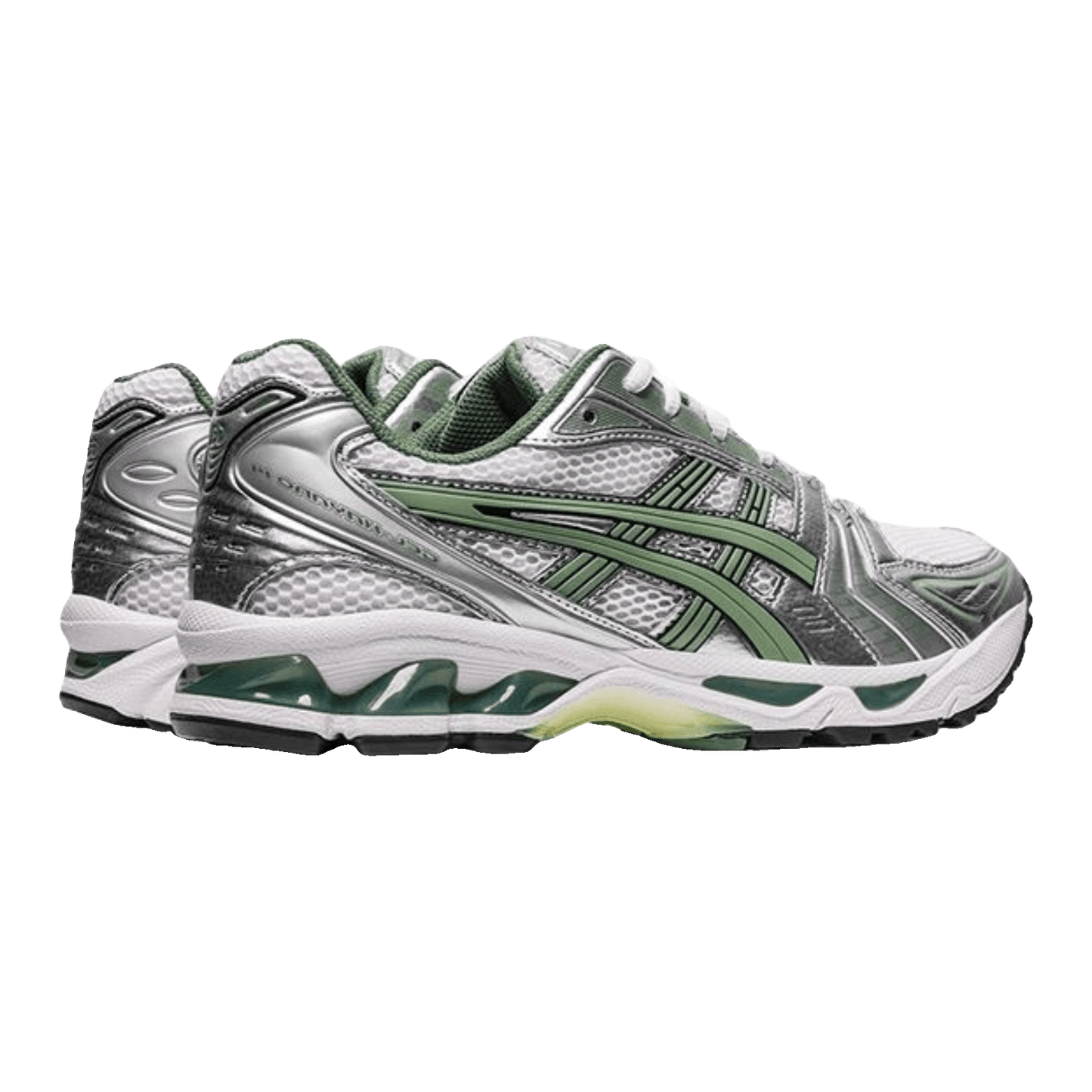 ASICS Gel-Kayano 14 White Pure Silver Slate Grey Sage Back