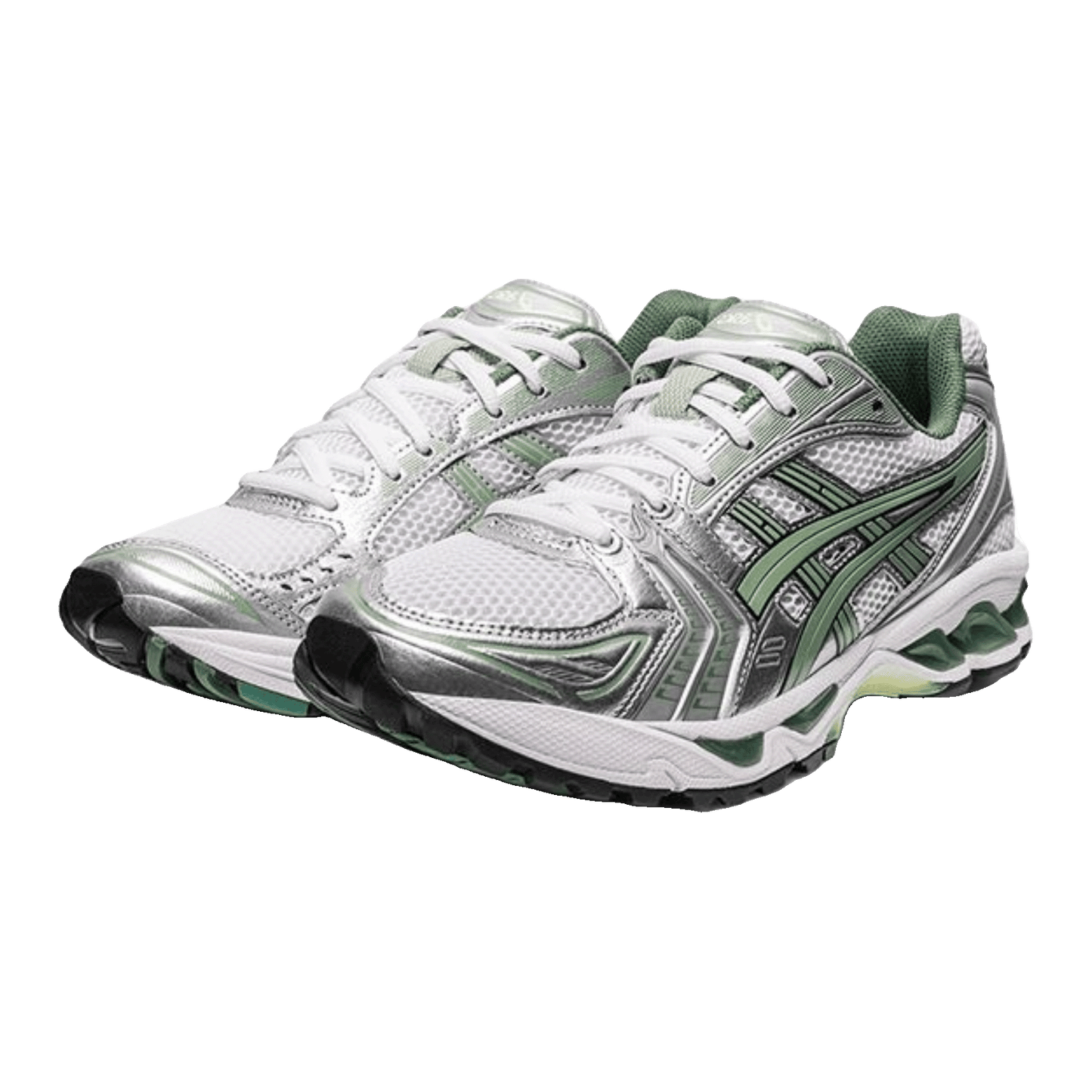 ASICS Gel-Kayano 14 White Pure Silver Slate Grey Sage Side