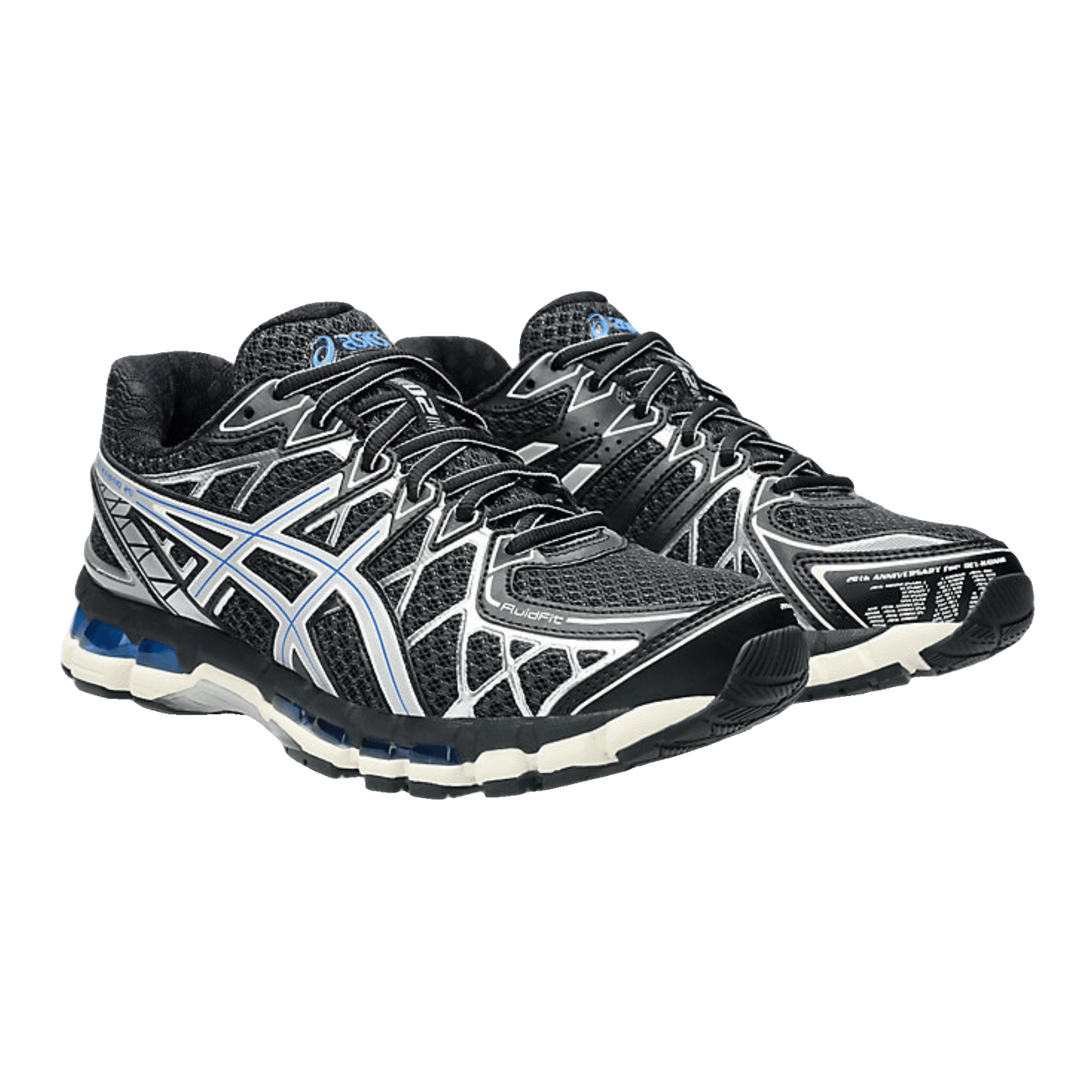 ASICS Gel-Kayano 20 Black Pure Silver Side