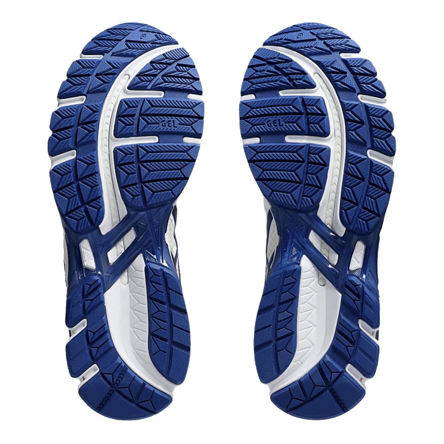 ASICS Gel-Kayano 20 Cream Blue Red Sohle
