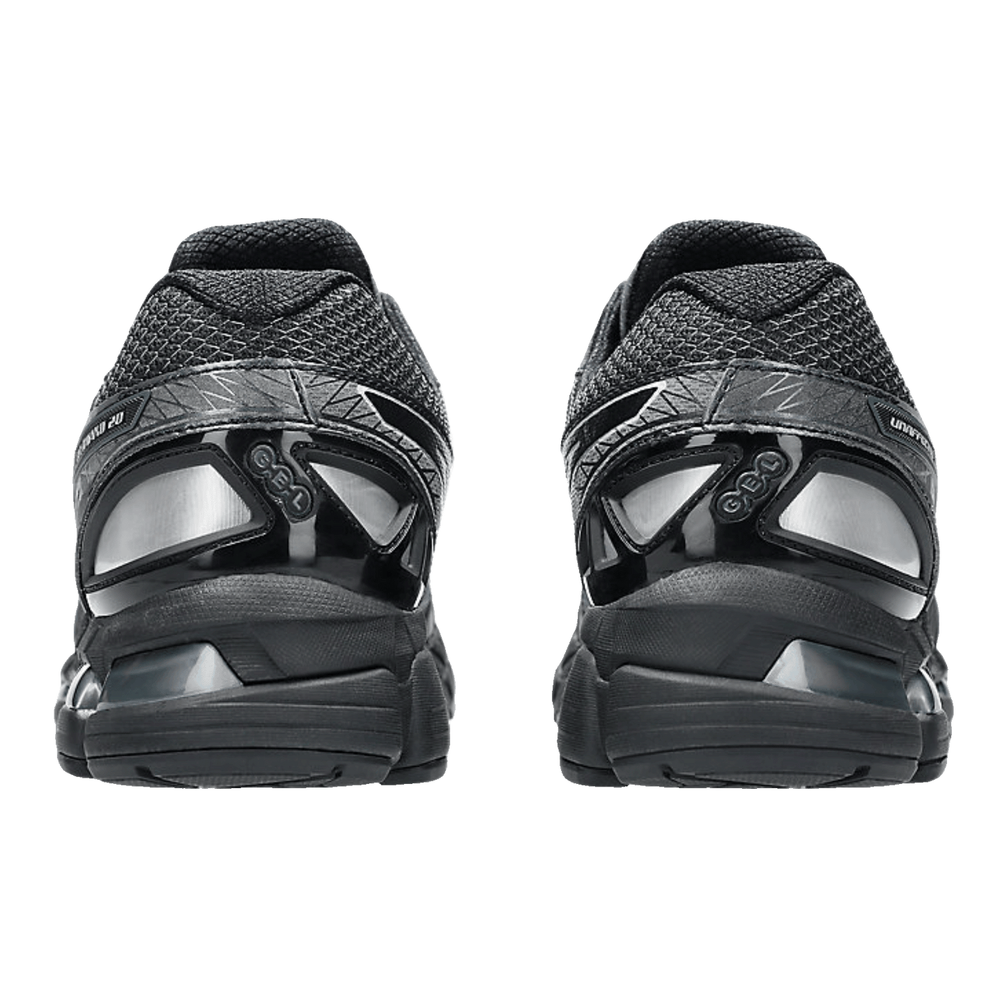 ASICS Gel-Kayano 20 Unaffected Black Obsidian Grey Black Back
