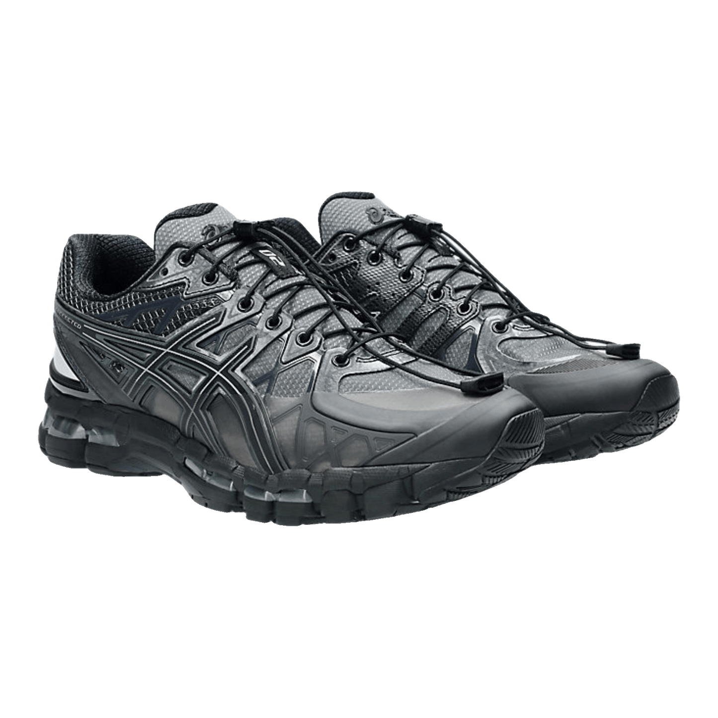 ASICS Gel-Kayano 20 Unaffected Black Obsidian Grey Black Side