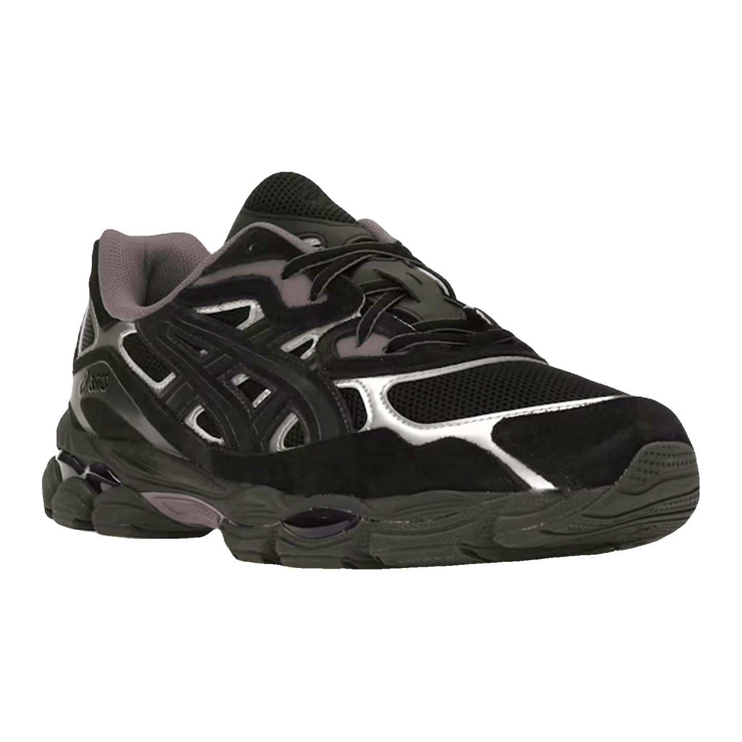 ASICS Gel-NYC Black Purple Graphite Grey Side