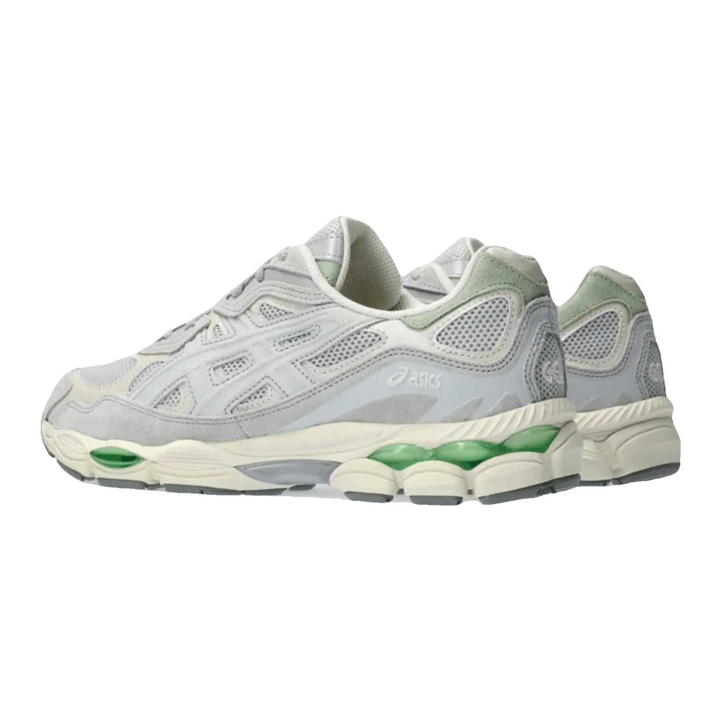 ASICS Gel-NYC Cloud Grey Green Back