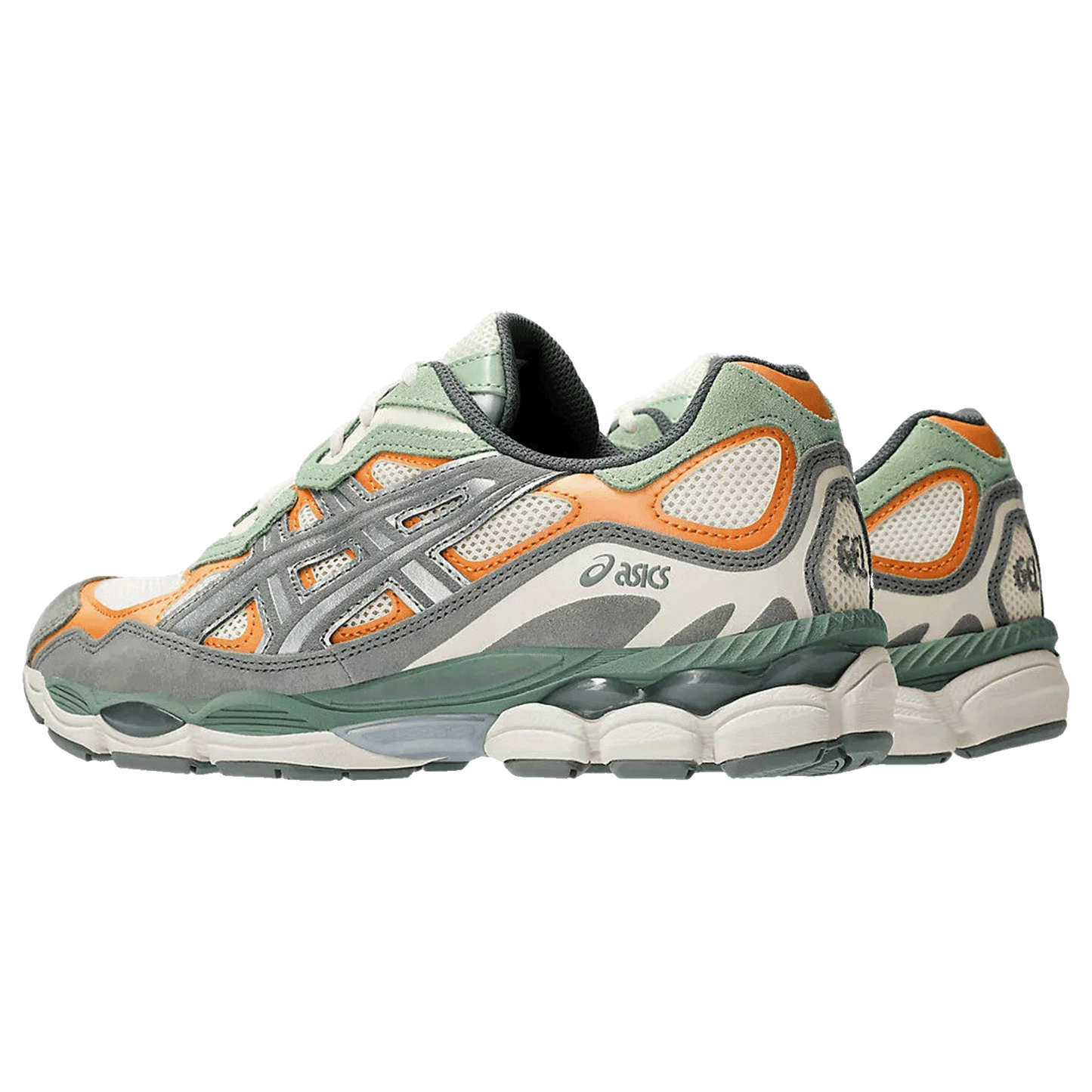 ASICS Gel-NYC Cream Clay Grey Back