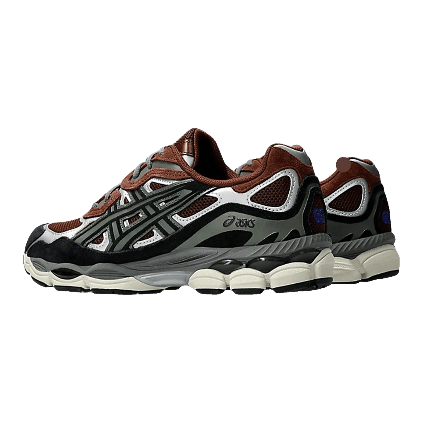 ASICS Gel-NYC Reddish Brown Steeple Grey Back