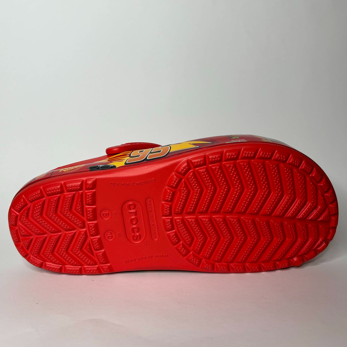 Clog Crocs Classic Lightning McQueen Sohle