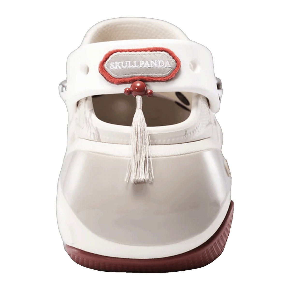 Crocs Bubble Crush Clog Pop Mart SKULLPANDA White Red 211111-1F8