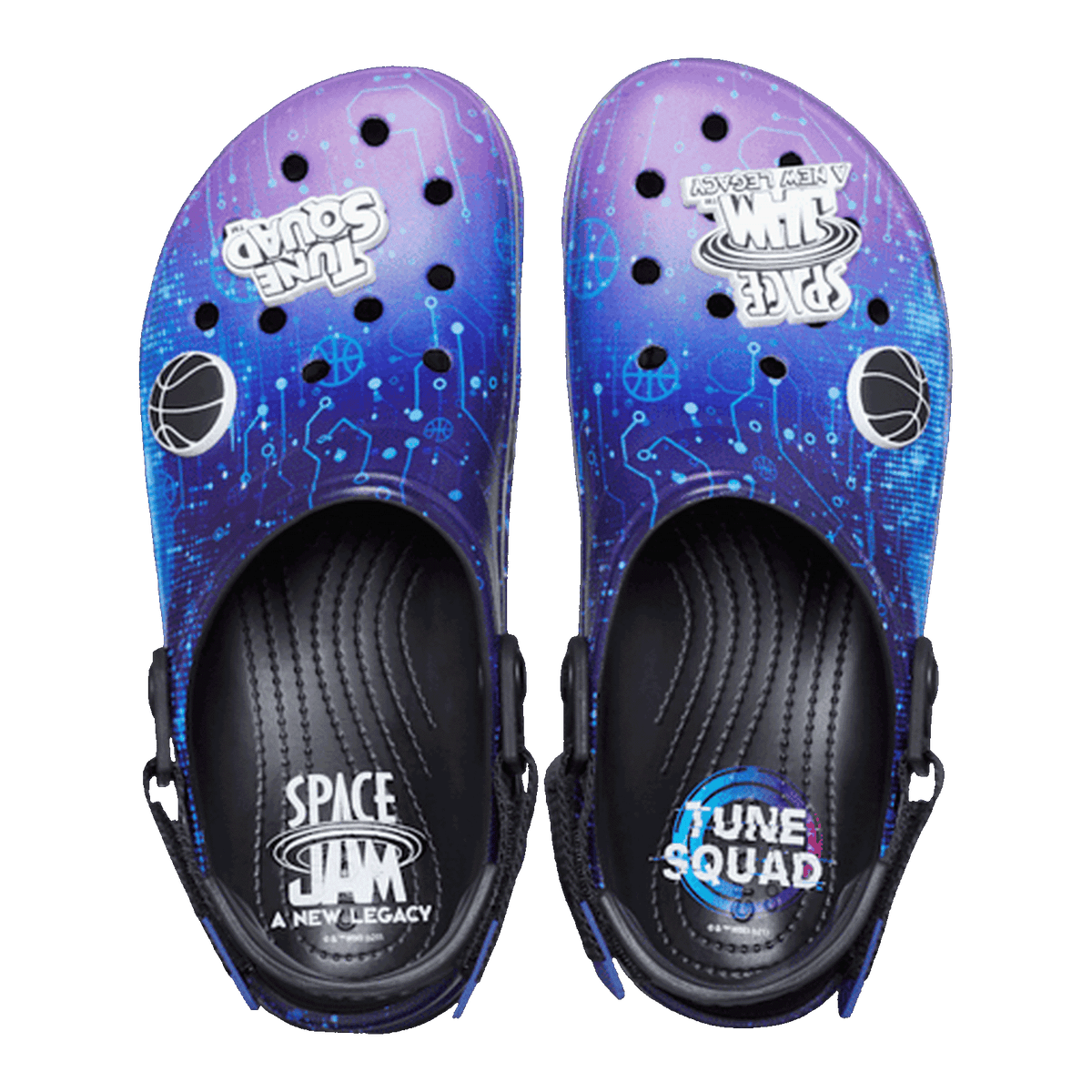 Crocs Classic All-Terrain Clog Space Jam Black Purple 207424-90H
