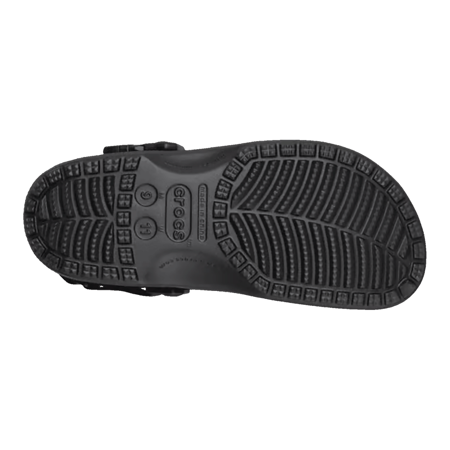 Crocs Classic Clog Butter Black Navy Sohle