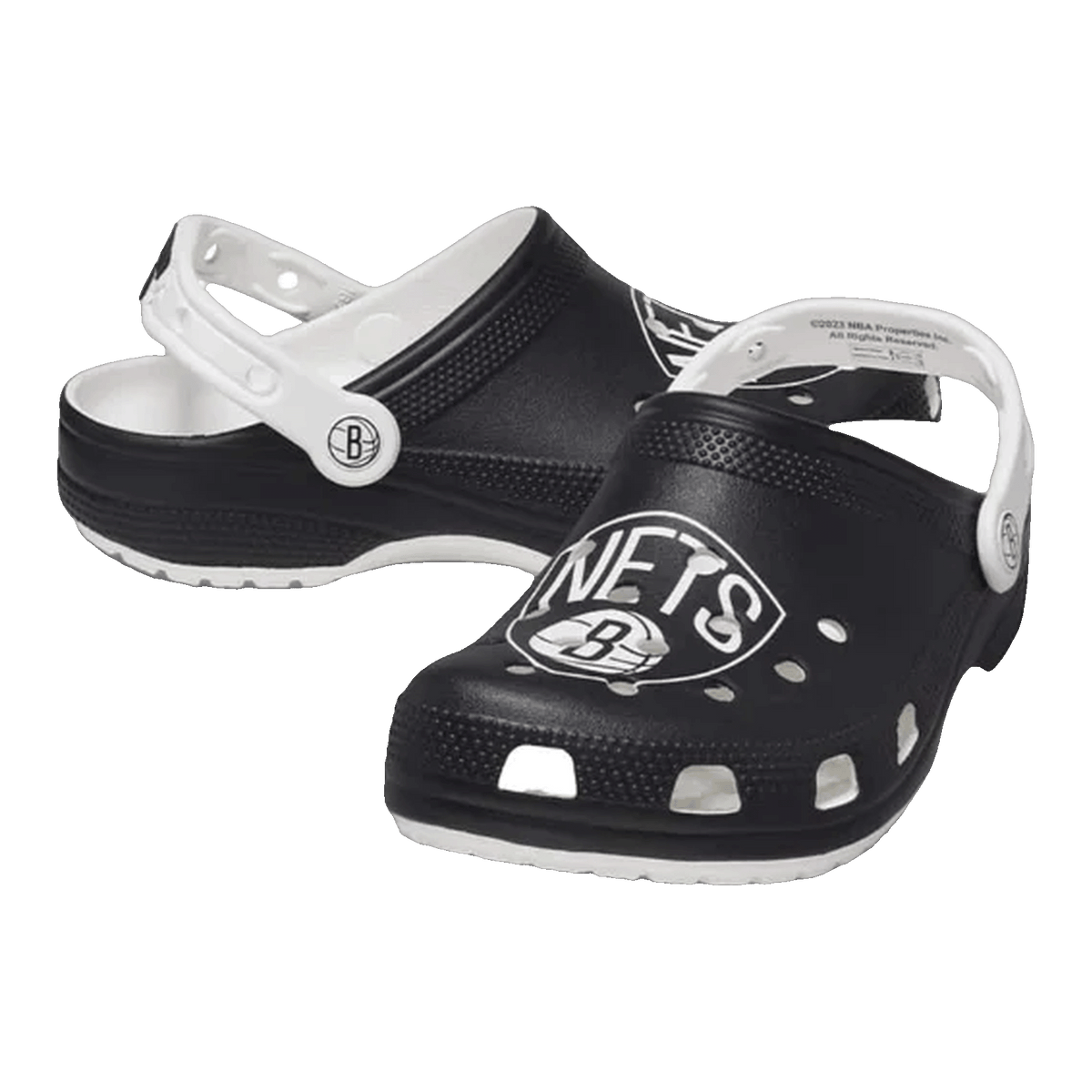 Crocs Classic Clog NBA Brooklyn Nets Side 208651-103