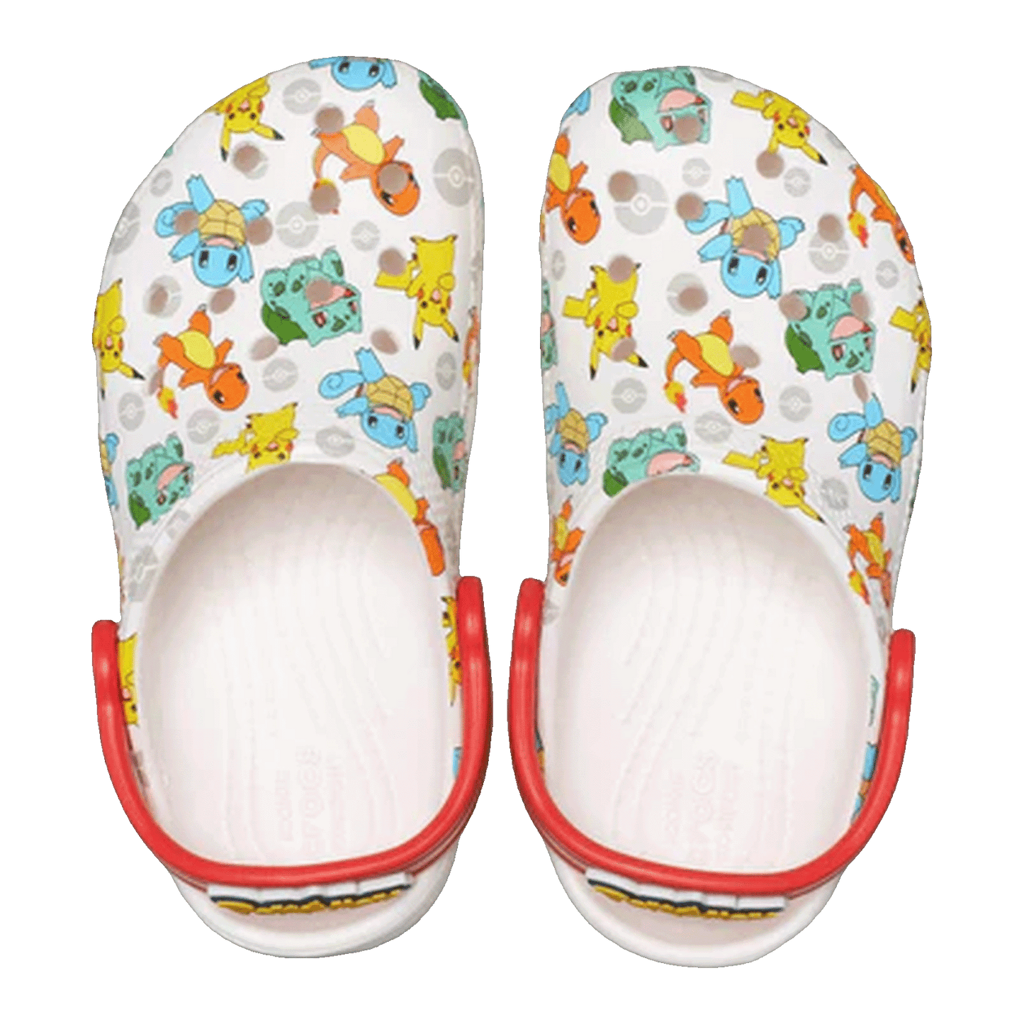 Crocs Classic Clog Pokemon White (Kids) Oben