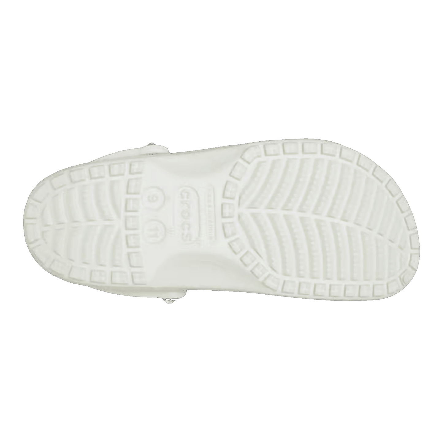 Crocs Classic Clog Swarovski Ivory Sohle