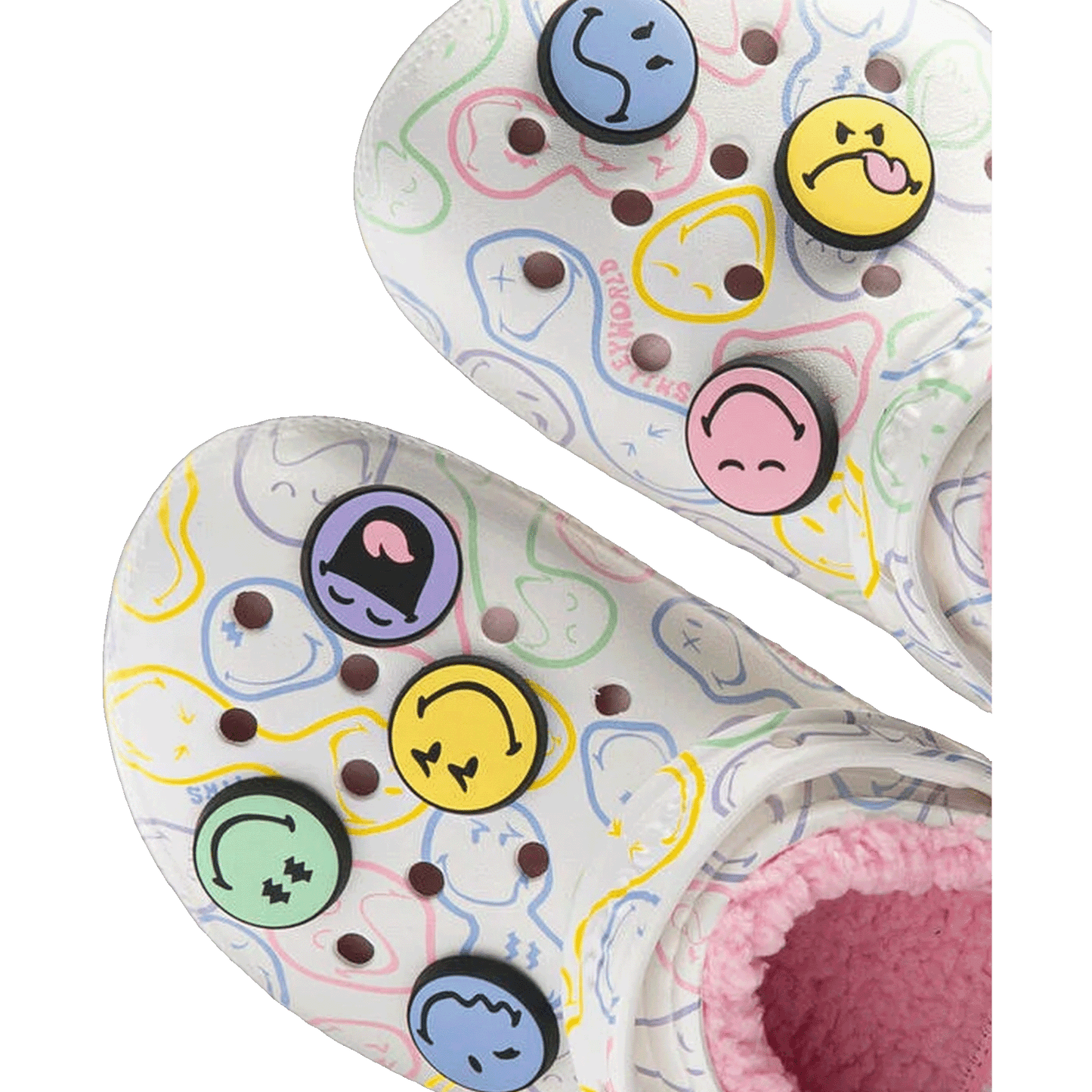 Crocs Classic Lined Clog SmileyWorld Oben