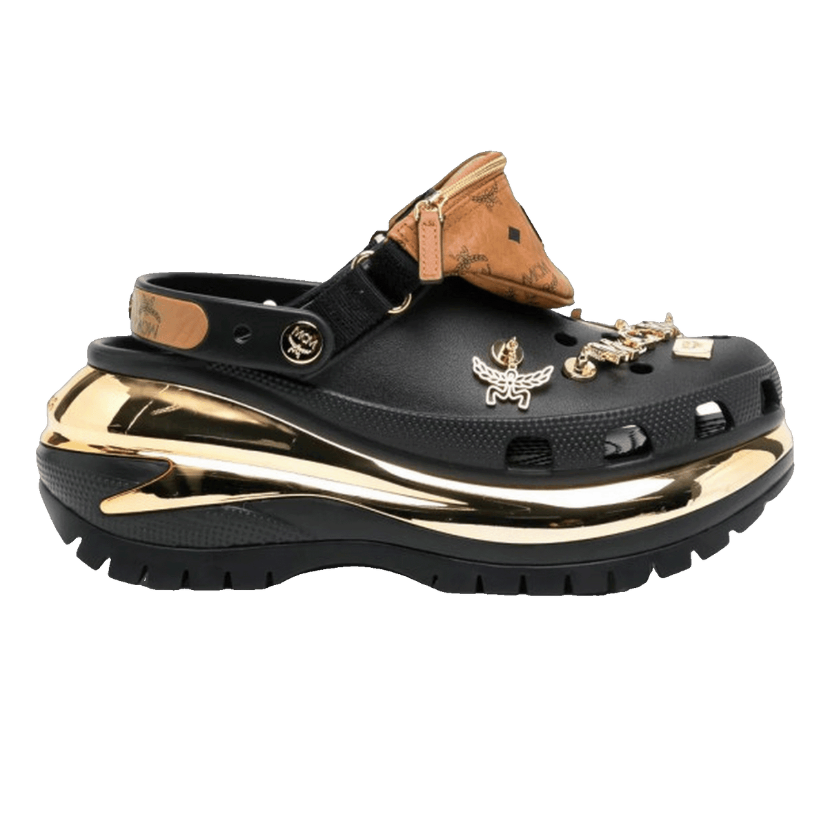 Crocs Classic Mega Crush Clog MCM Belt Bag Black 209357-001