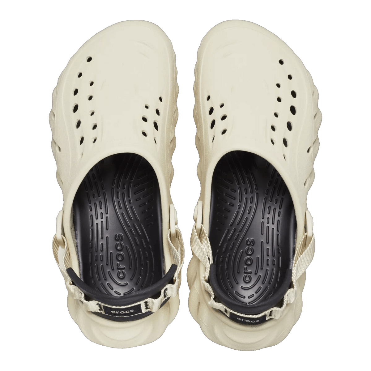 Crocs Echo Clog Bone Black 207937-2YJ