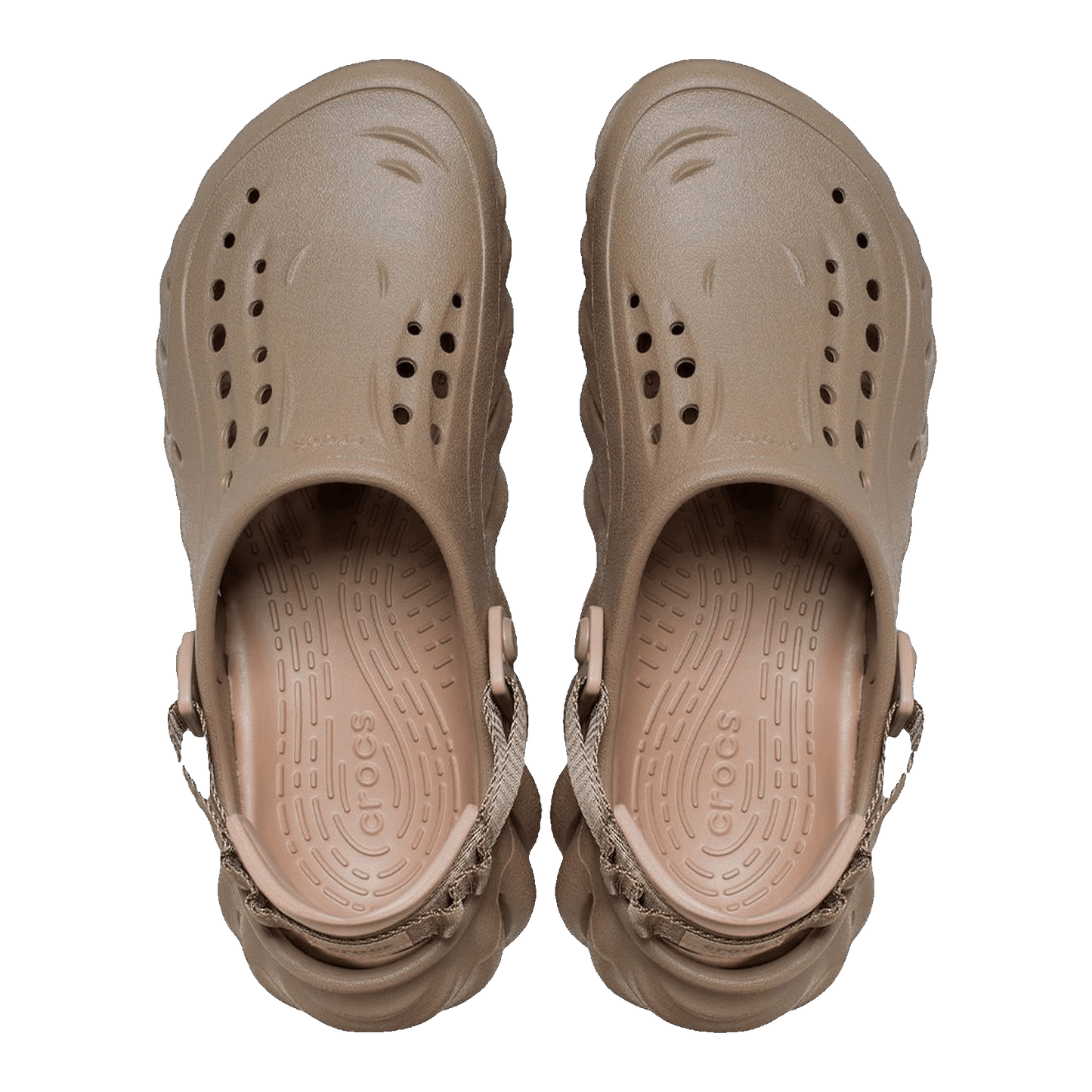 Crocs Echo Clog Khaki Oben