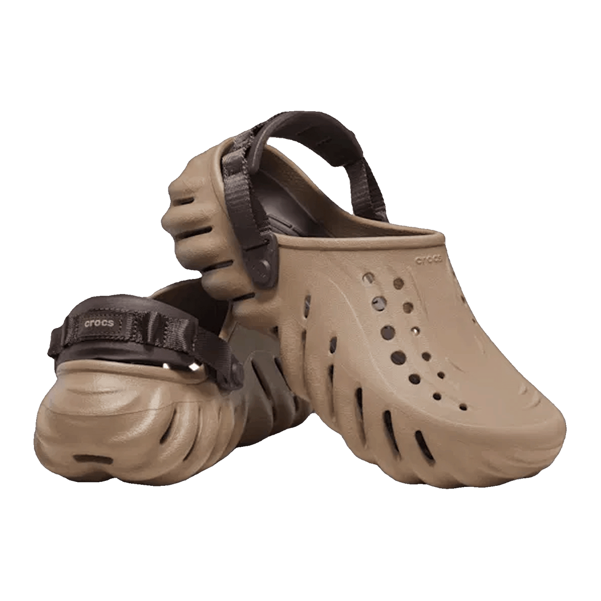 Crocs Echo Clog Latte Side 207937-2Q9