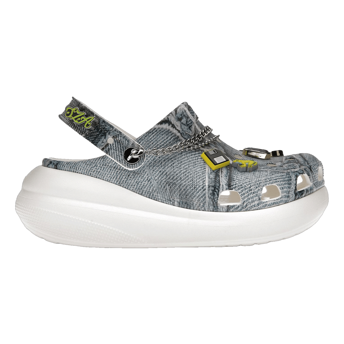 Crocs Mega Crush Clog SZA Denim 208335-90H