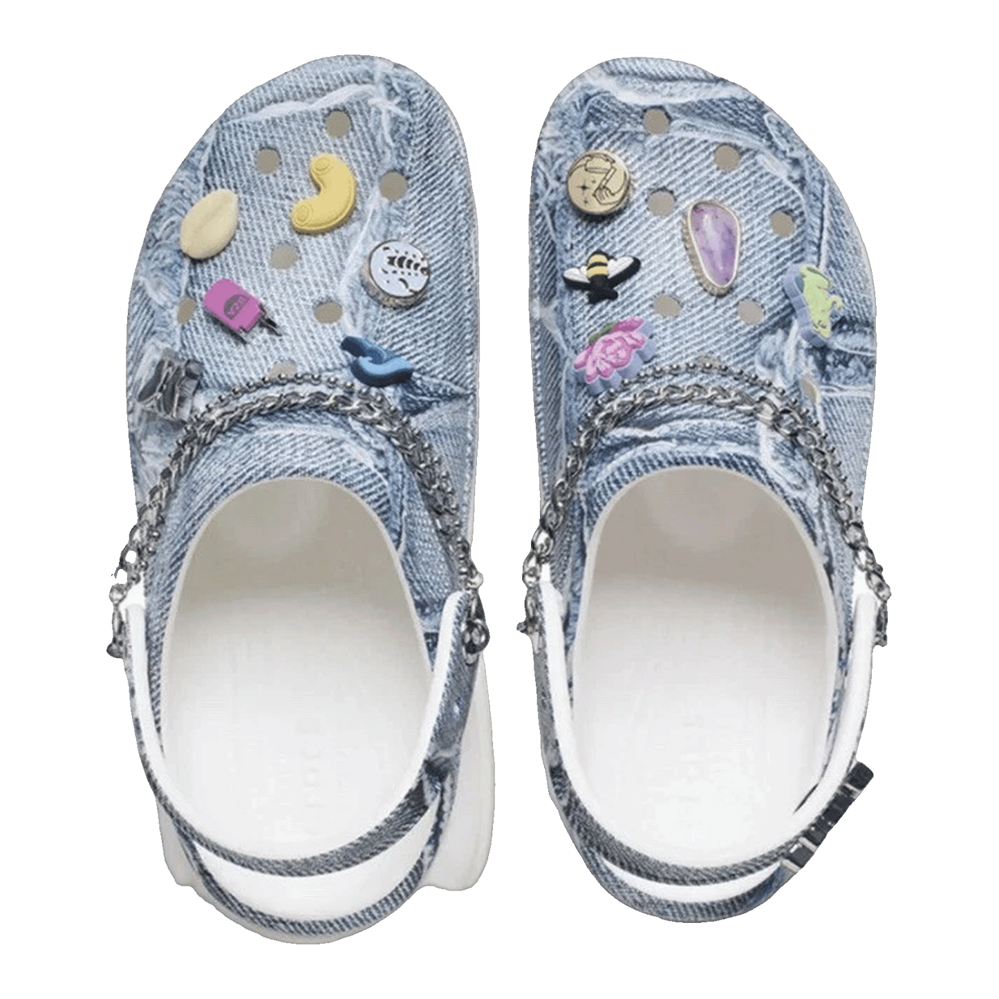 Crocs Mega Crush Clog SZA Denim Oben