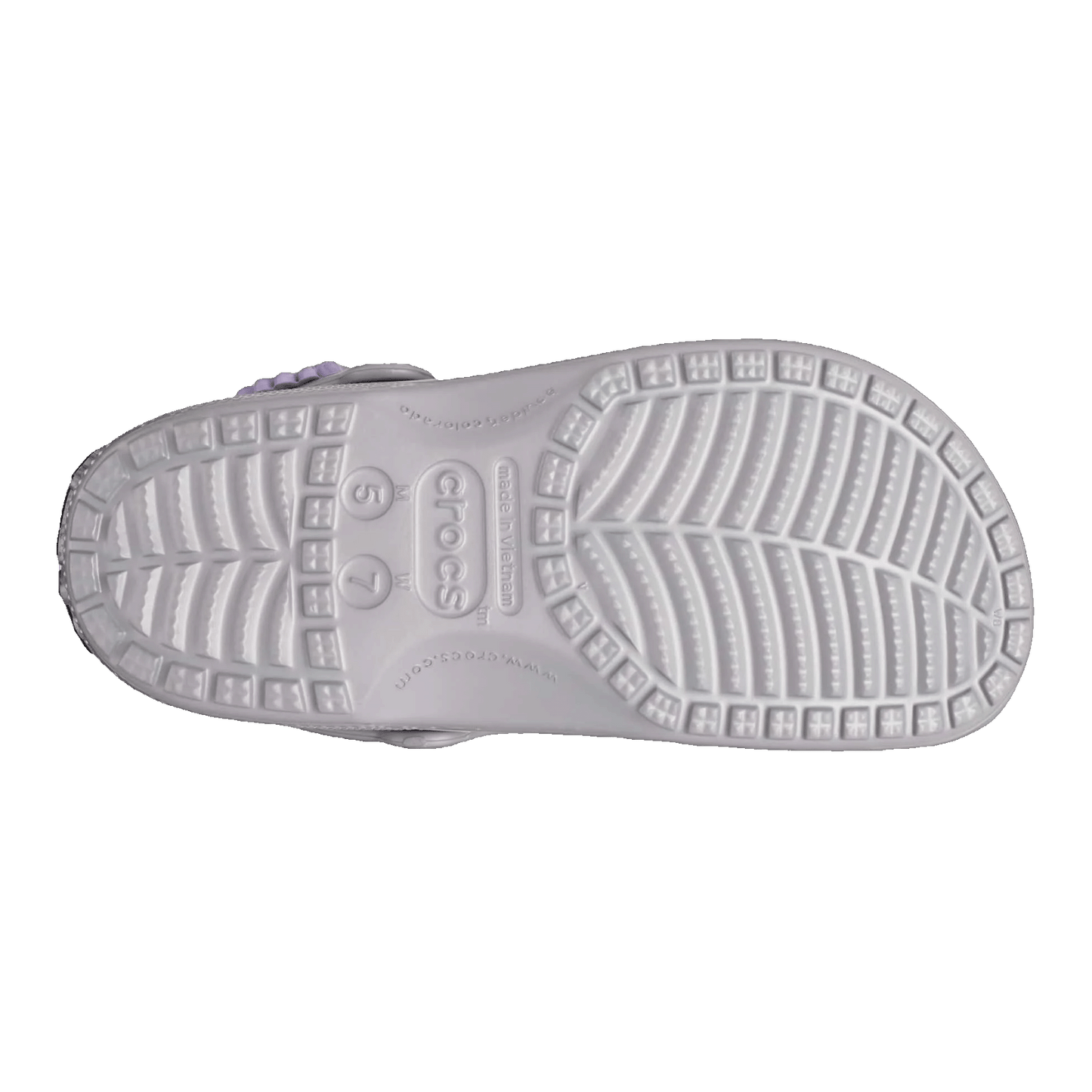 Crocs x Kenny Scharf Classic Clog Silver Sohle