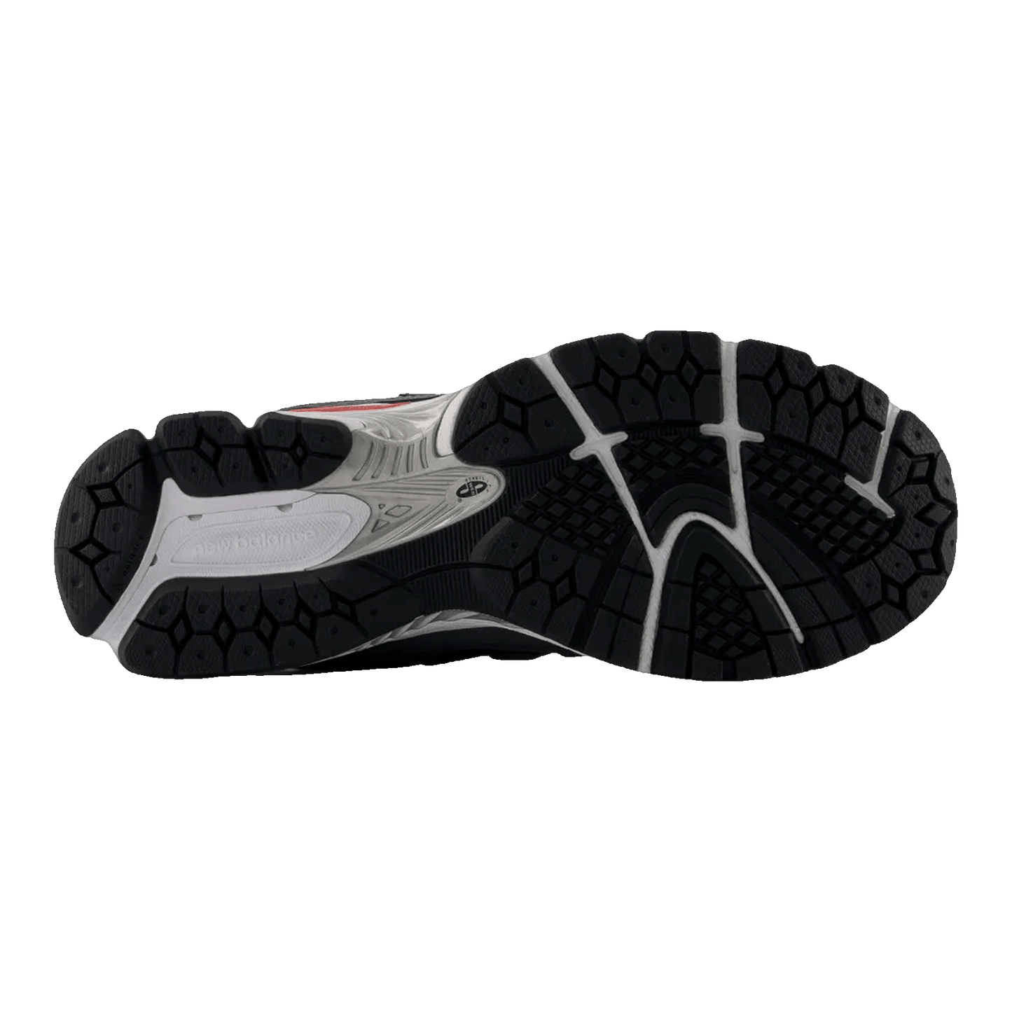 New Balance 1906R Black Team Red Castlerock Sohle U1906RCB