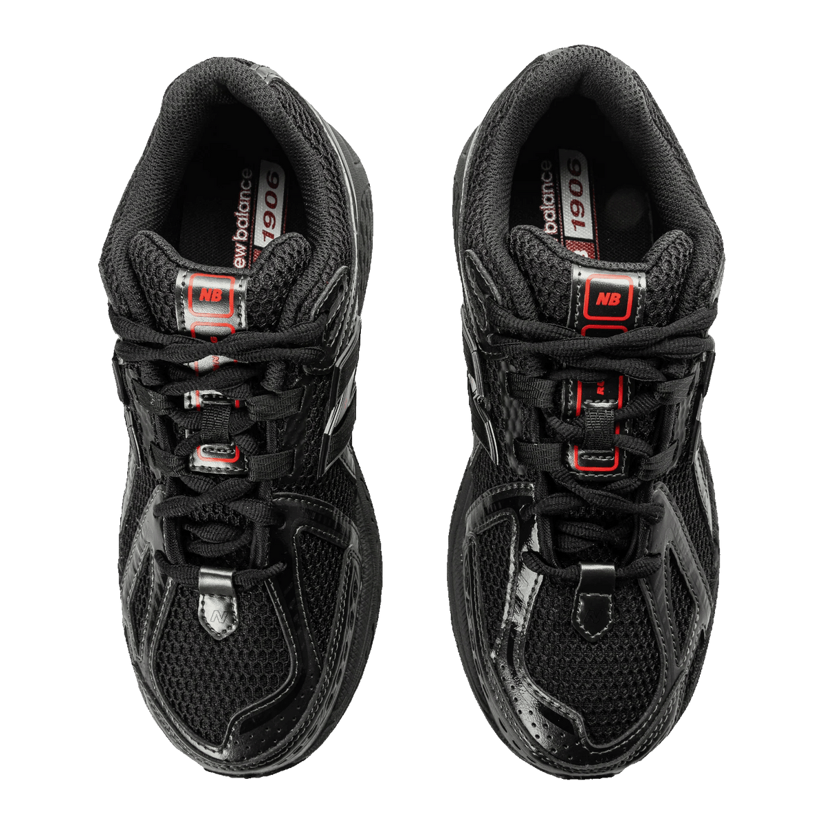 New Balance 1906R Shoe Palace Exclusive Black Red (GS) Oben