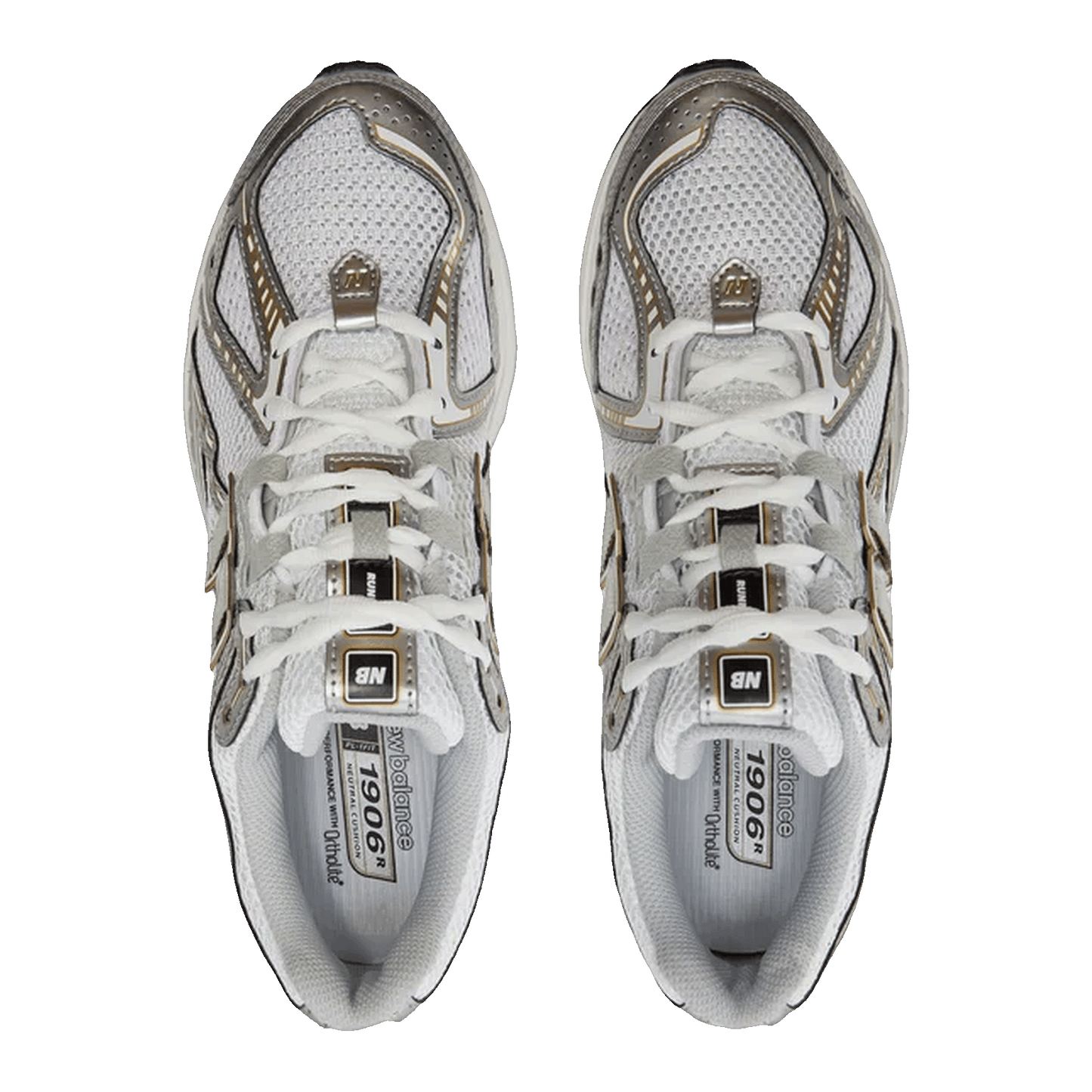 New Balance 1906R White Rain Cloud Silver Metallic Oben M1906RI