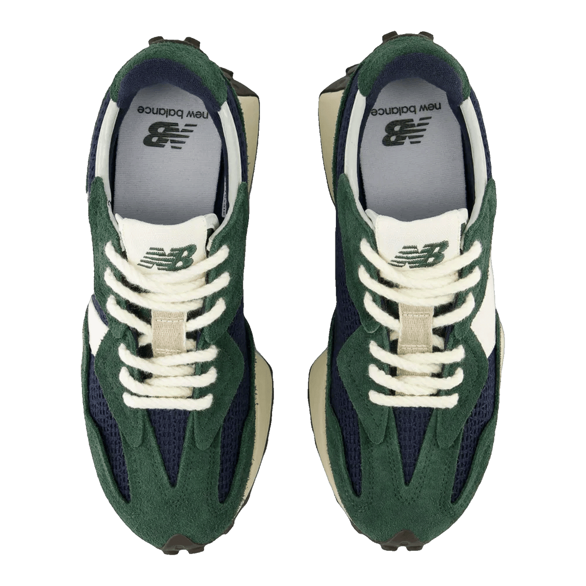 New Balance 327 Green Brailed Oben U327WVD