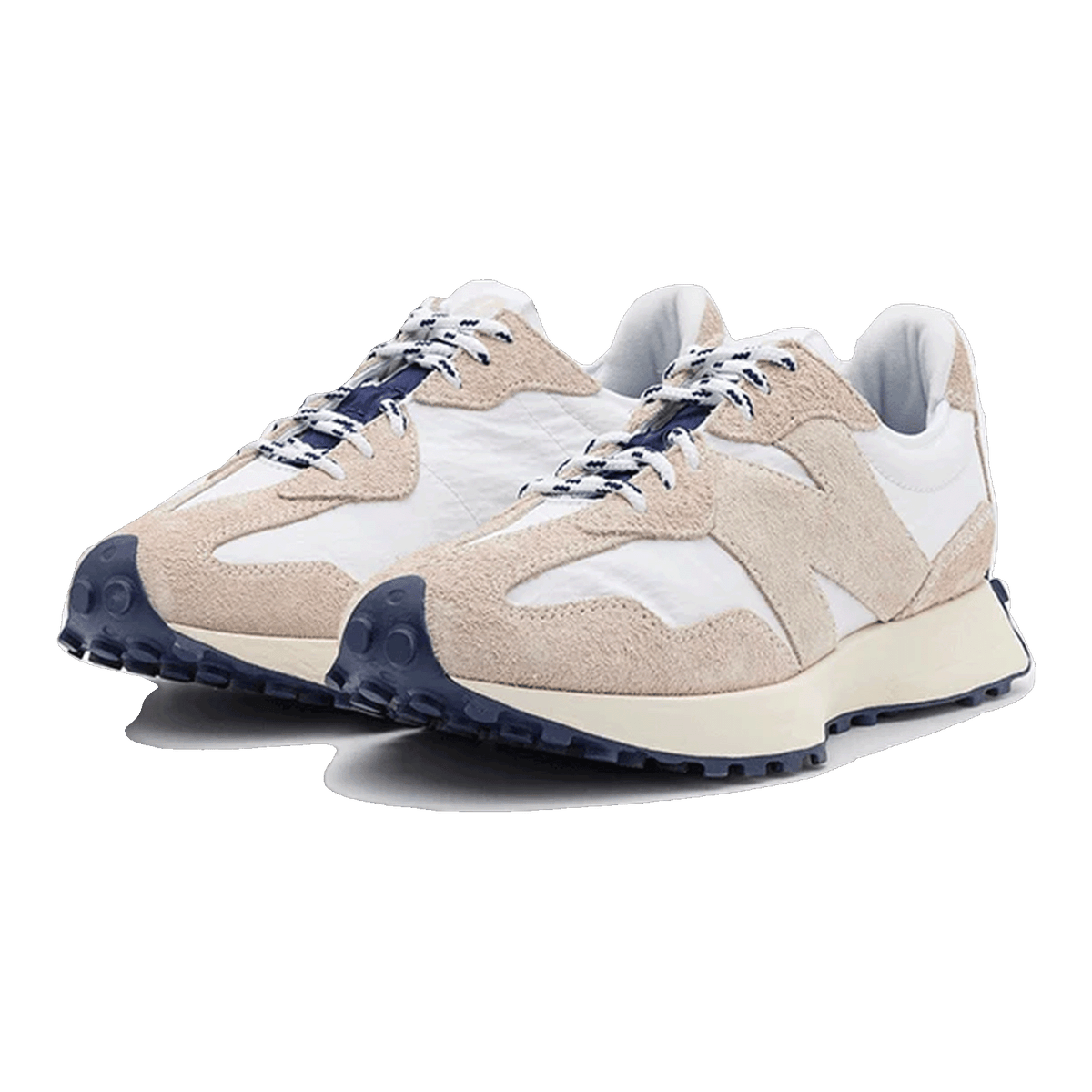New Balance 327 Moonbeam White Navy Side MS327RF1