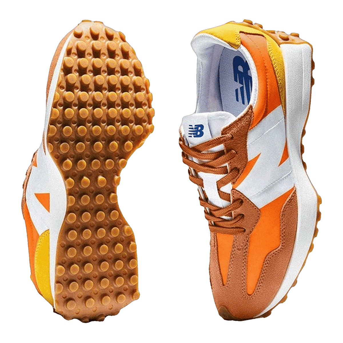 New Balance 327 Orange Sohle MS327CLA