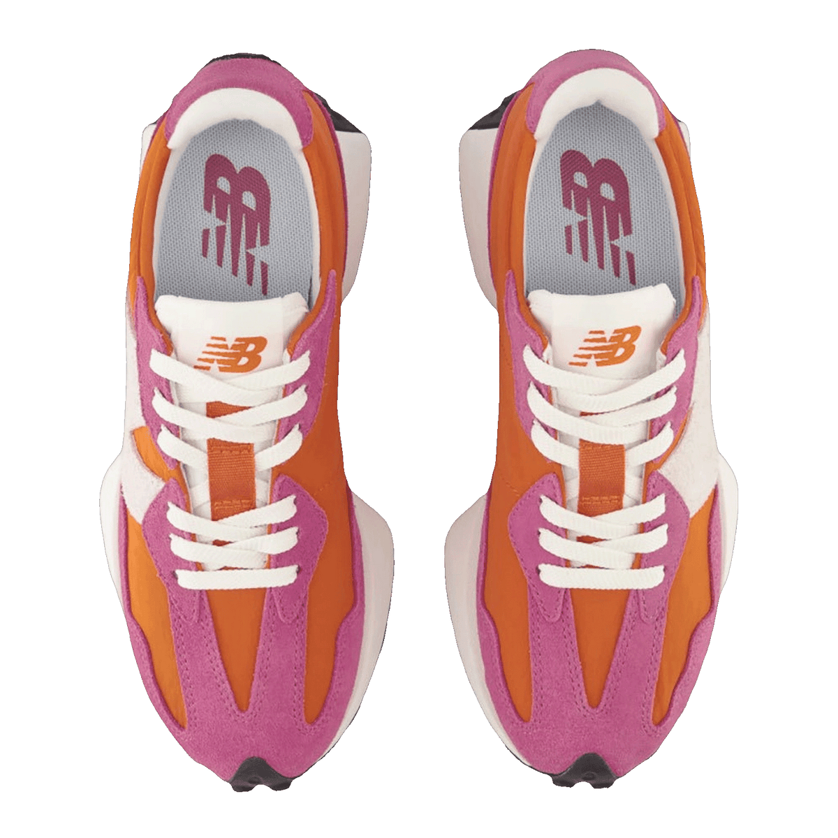 New Balance 327 Red Pink Oben