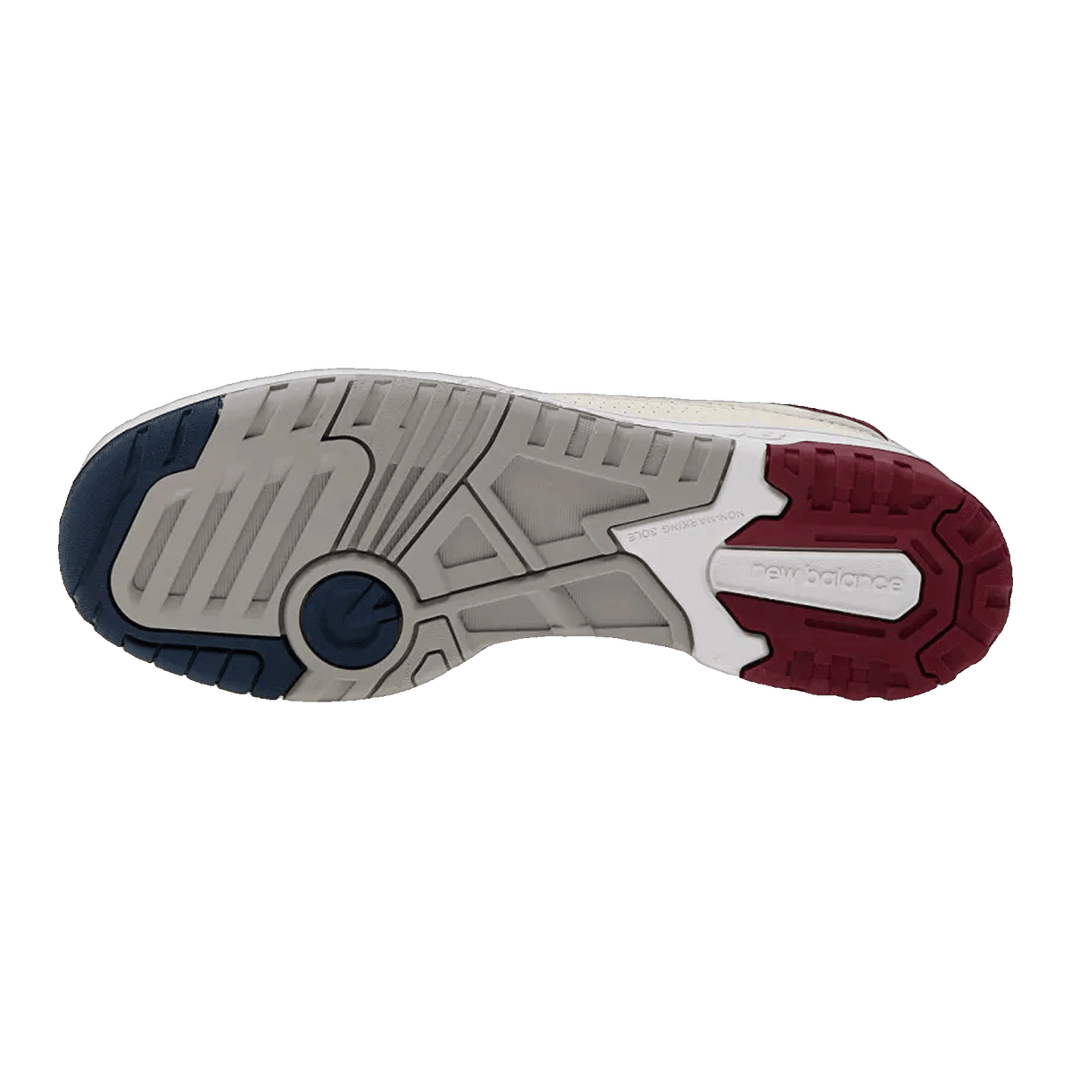New Balance 550 Maroon Navy Sohle BB550VRC