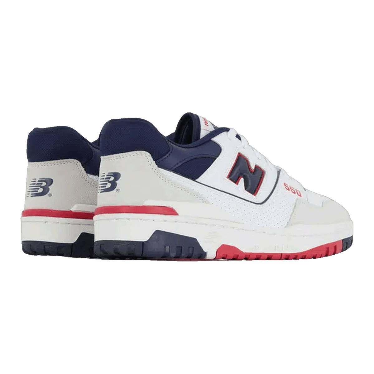 New Balance 550 Premium White Navy Red Back