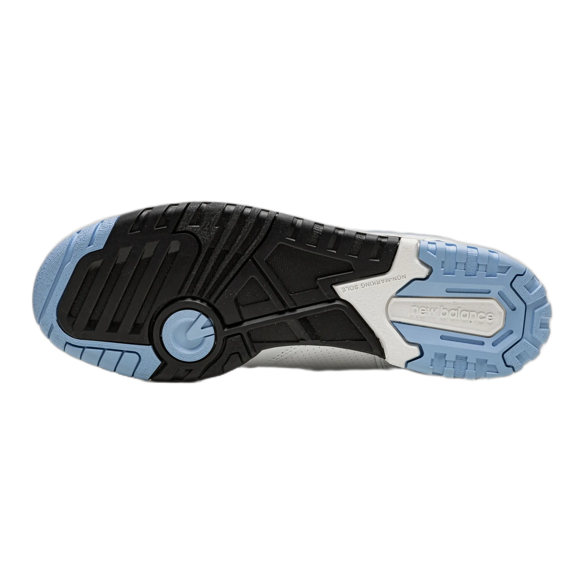New Balance 550 White Carolina Blue Sohle BB550ZNA